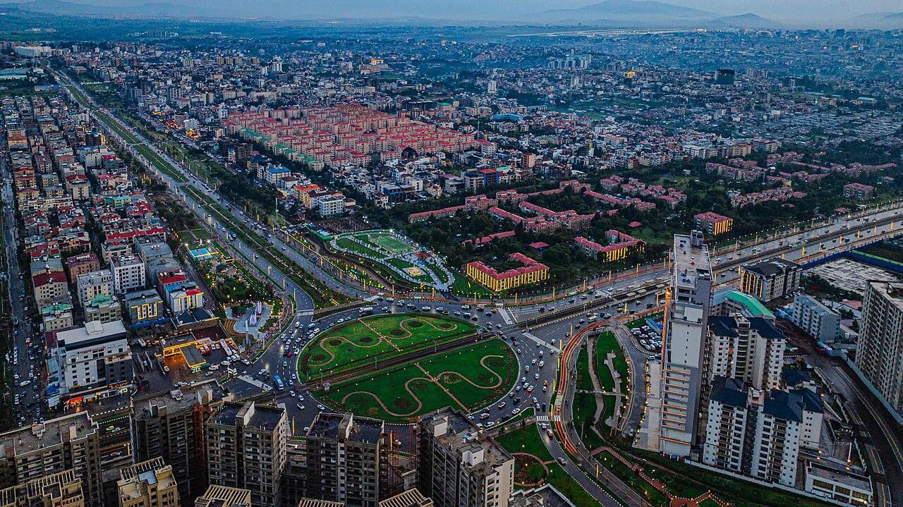 Addis Ababa city view