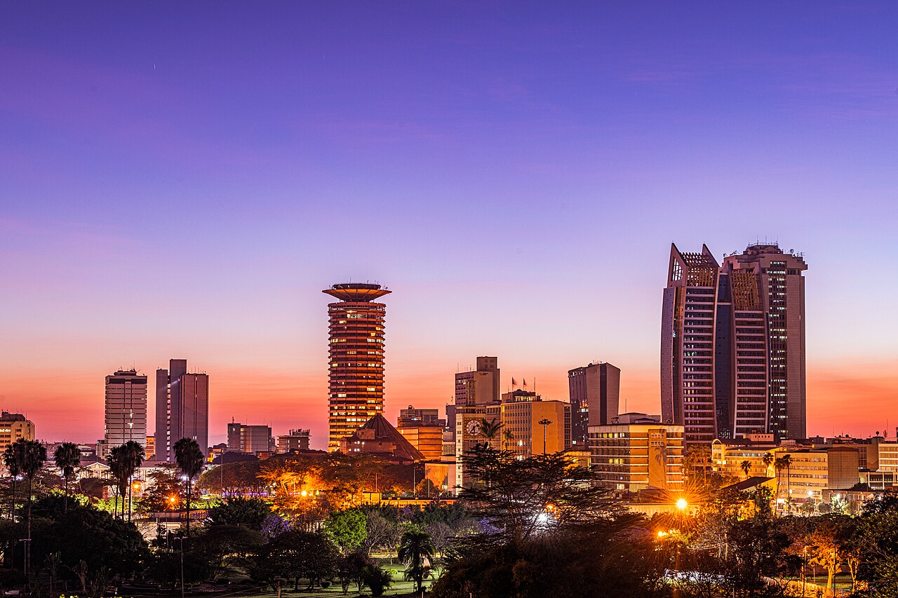 Nairobi city skyline